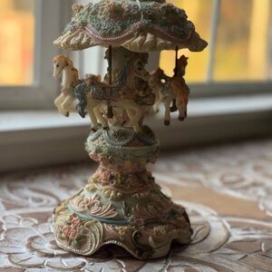 Vintage Style Carousel Figurine
